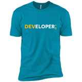 T-Shirts Turquoise / X-Small Developer Men's Premium T-Shirt