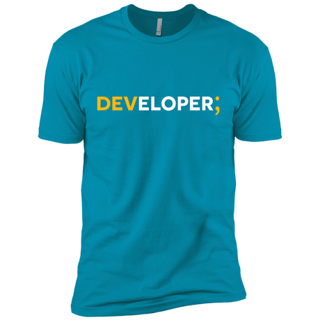 T-Shirts Turquoise / X-Small Developer Men's Premium T-Shirt