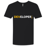 T-Shirts Black / X-Small Developer Men's Premium V-Neck