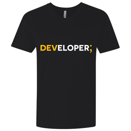 T-Shirts Black / X-Small Developer Men's Premium V-Neck