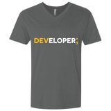 T-Shirts Heavy Metal / X-Small Developer Men's Premium V-Neck