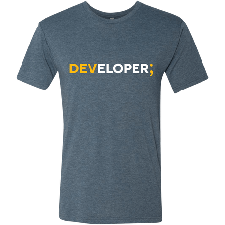 T-Shirts Indigo / Small Developer Men's Triblend T-Shirt