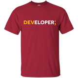 T-Shirts Cardinal / Small Developer T-Shirt
