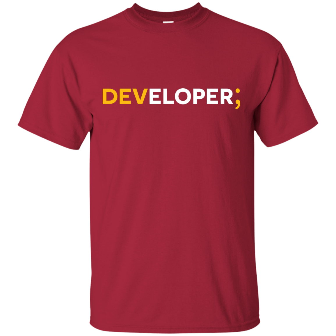 T-Shirts Cardinal / Small Developer T-Shirt