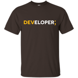 T-Shirts Dark Chocolate / Small Developer T-Shirt