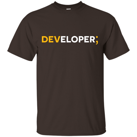 T-Shirts Dark Chocolate / Small Developer T-Shirt