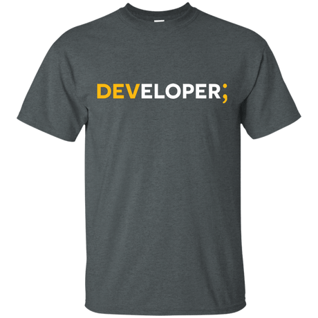 T-Shirts Dark Heather / Small Developer T-Shirt