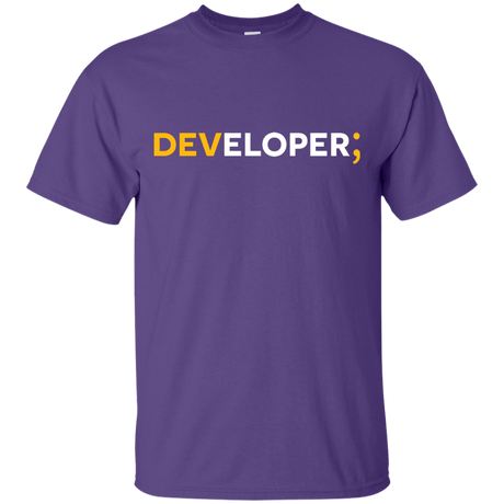 T-Shirts Purple / Small Developer T-Shirt
