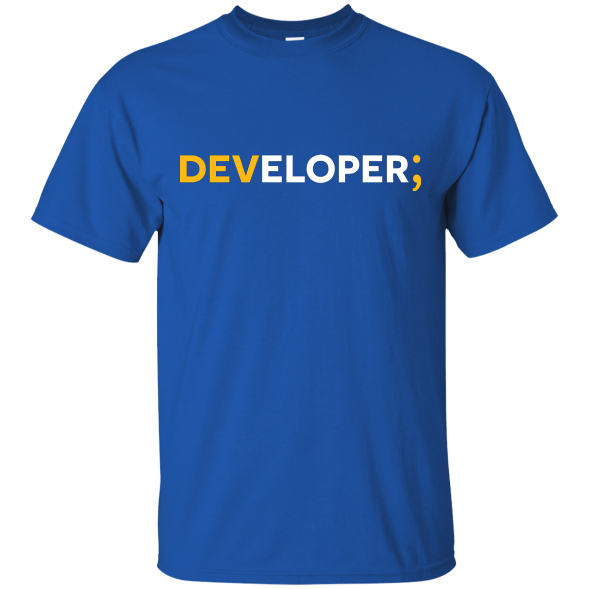 T-Shirts Royal / Small Developer T-Shirt