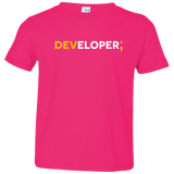 T-Shirts Hot Pink / 2T Developer Toddler Premium T-Shirt