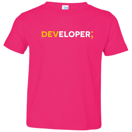 T-Shirts Hot Pink / 2T Developer Toddler Premium T-Shirt