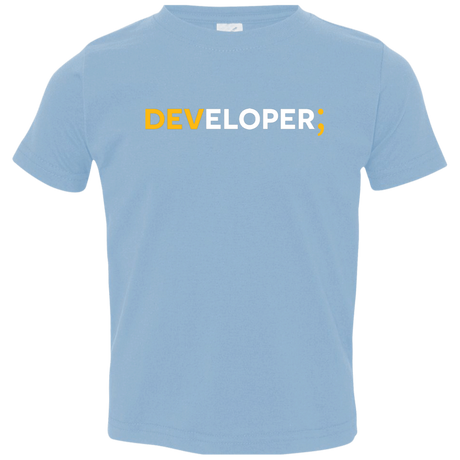 T-Shirts Light Blue / 2T Developer Toddler Premium T-Shirt