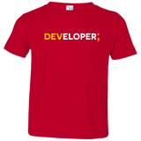 T-Shirts Red / 2T Developer Toddler Premium T-Shirt