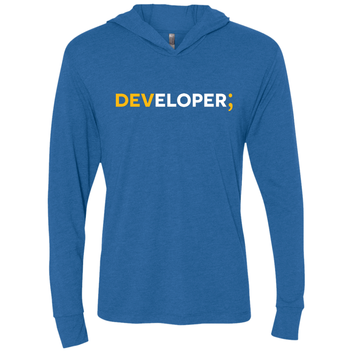 T-Shirts Vintage Royal / X-Small Developer Triblend Long Sleeve Hoodie Tee