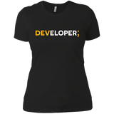 T-Shirts Black / X-Small Developer Women's Premium T-Shirt