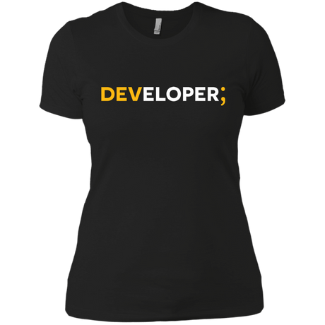 T-Shirts Black / X-Small Developer Women's Premium T-Shirt