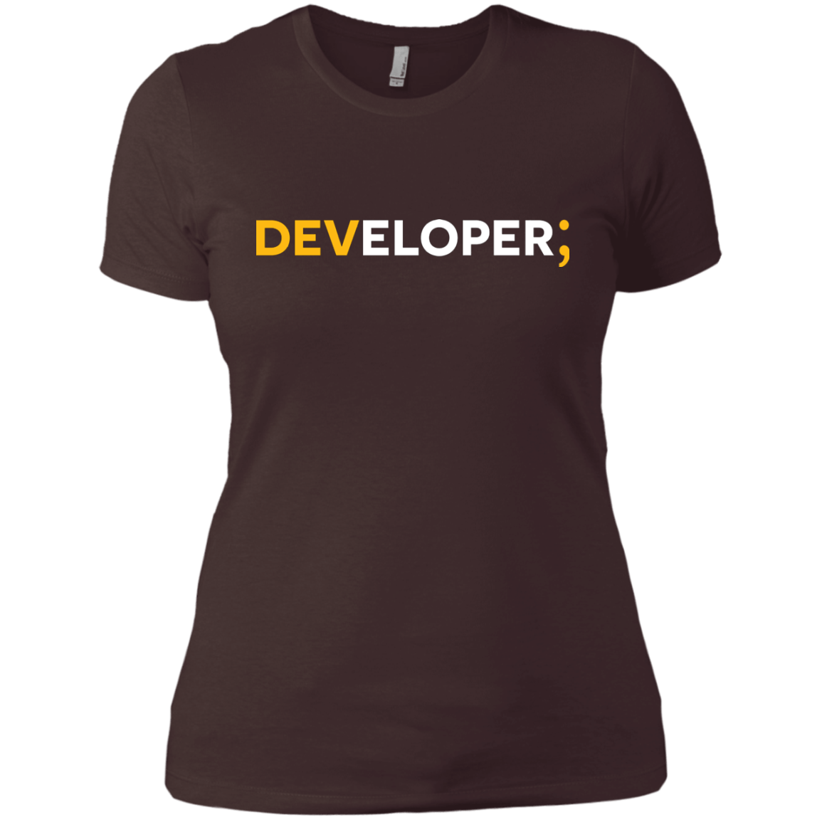 T-Shirts Dark Chocolate / X-Small Developer Women's Premium T-Shirt