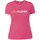 T-Shirts Hot Pink / X-Small Developer Women's Premium T-Shirt