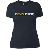T-Shirts Indigo / X-Small Developer Women's Premium T-Shirt