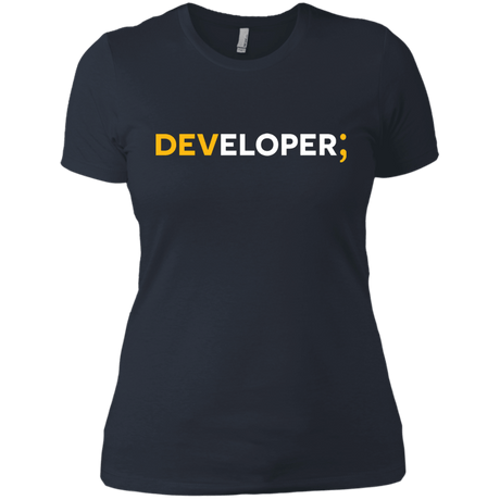 T-Shirts Indigo / X-Small Developer Women's Premium T-Shirt
