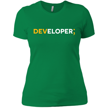 T-Shirts Kelly Green / X-Small Developer Women's Premium T-Shirt