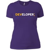 T-Shirts Purple Rush/ / X-Small Developer Women's Premium T-Shirt
