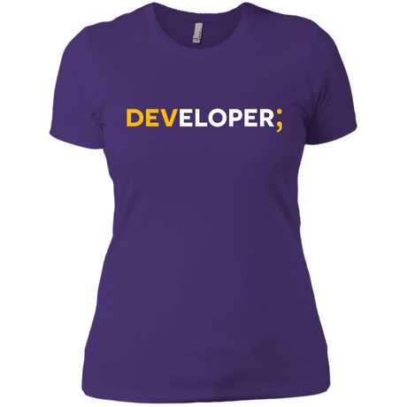 T-Shirts Purple Rush/ / X-Small Developer Women's Premium T-Shirt