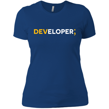 T-Shirts Royal / X-Small Developer Women's Premium T-Shirt