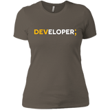T-Shirts Warm Grey / X-Small Developer Women's Premium T-Shirt
