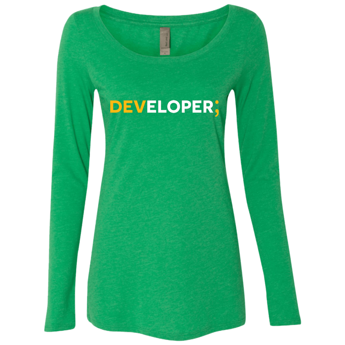 T-Shirts Envy / Small Developer Women's Triblend Long Sleeve Shirt