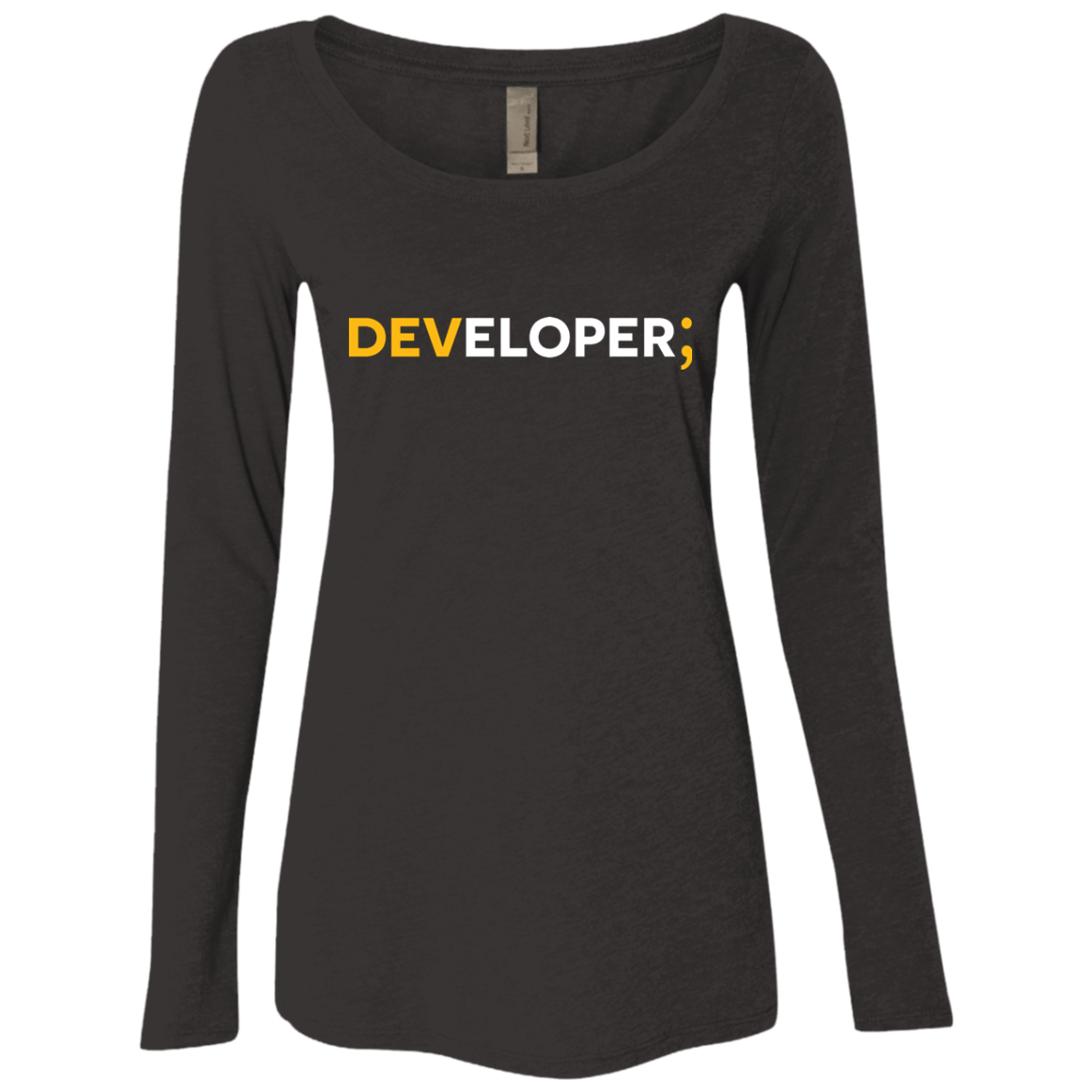 T-Shirts Vintage Black / Small Developer Women's Triblend Long Sleeve Shirt