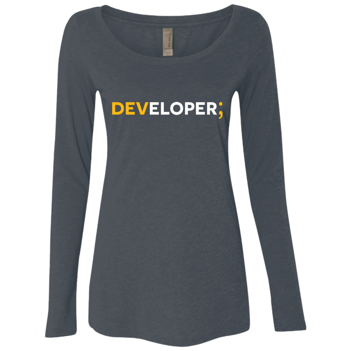 T-Shirts Vintage Navy / Small Developer Women's Triblend Long Sleeve Shirt