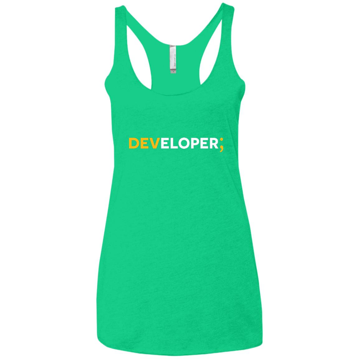 T-Shirts Envy / X-Small Developer Women's Triblend Racerback Tank