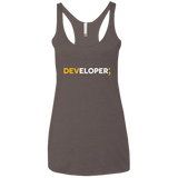 T-Shirts Macchiato / X-Small Developer Women's Triblend Racerback Tank