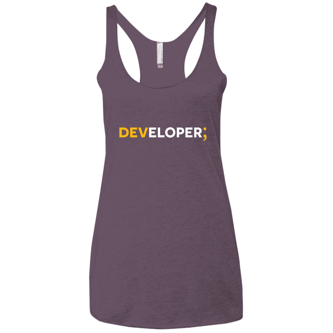 T-Shirts Vintage Purple / X-Small Developer Women's Triblend Racerback Tank