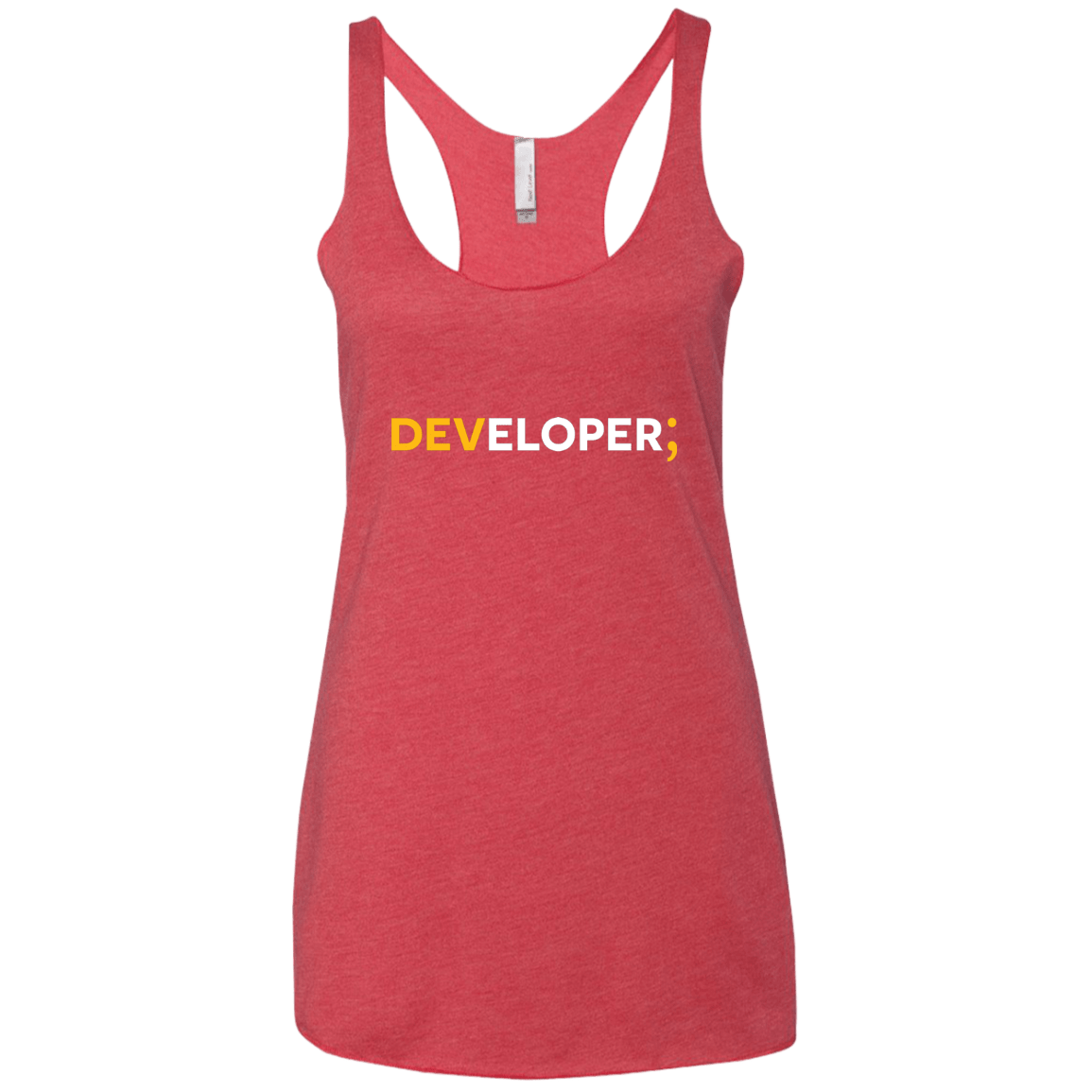 T-Shirts Vintage Red / X-Small Developer Women's Triblend Racerback Tank
