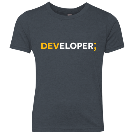 T-Shirts Vintage Navy / YXS Developer Youth Triblend T-Shirt