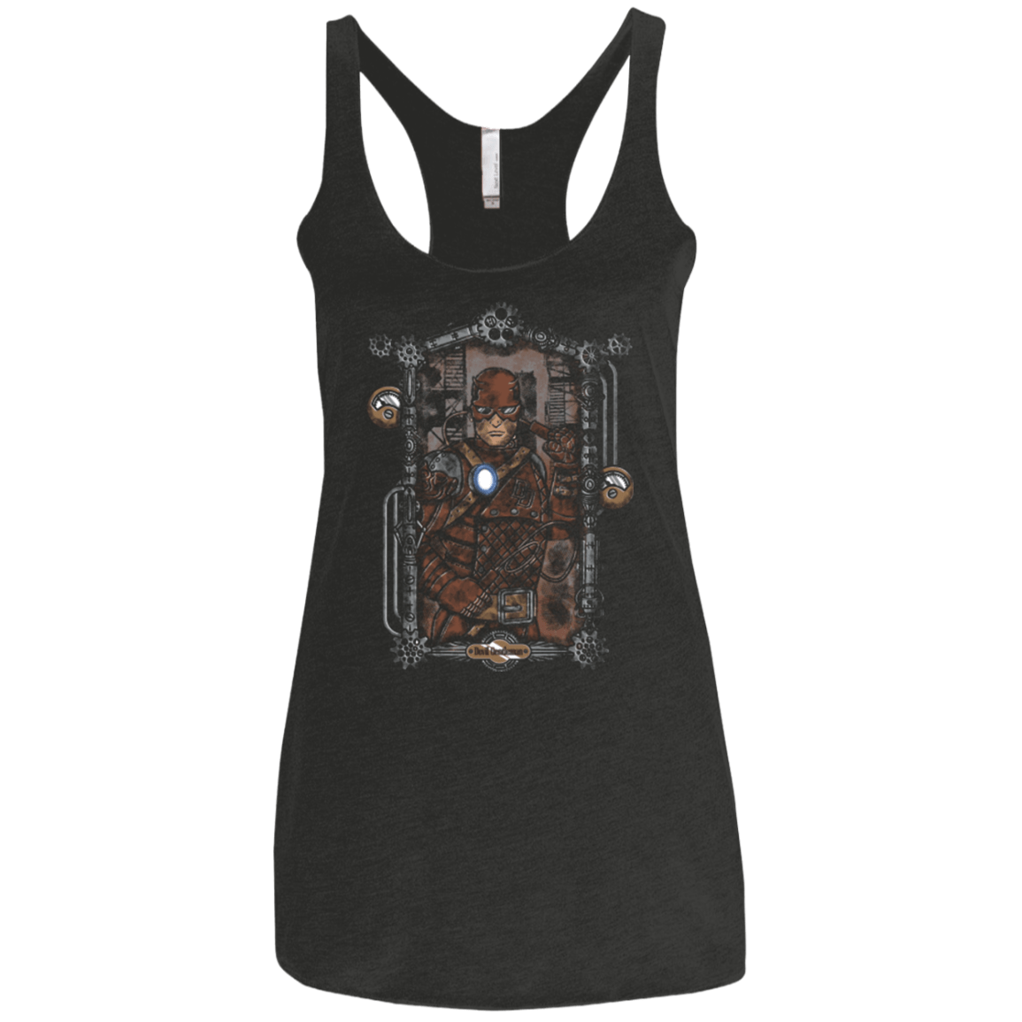 T-Shirts Vintage Black / X-Small Devil Gentleman Women's Triblend Racerback Tank