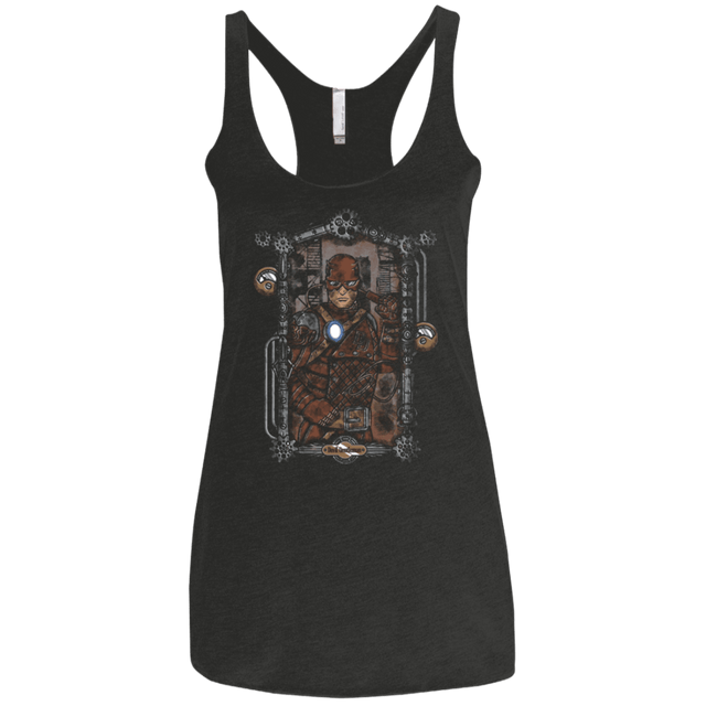 T-Shirts Vintage Black / X-Small Devil Gentleman Women's Triblend Racerback Tank