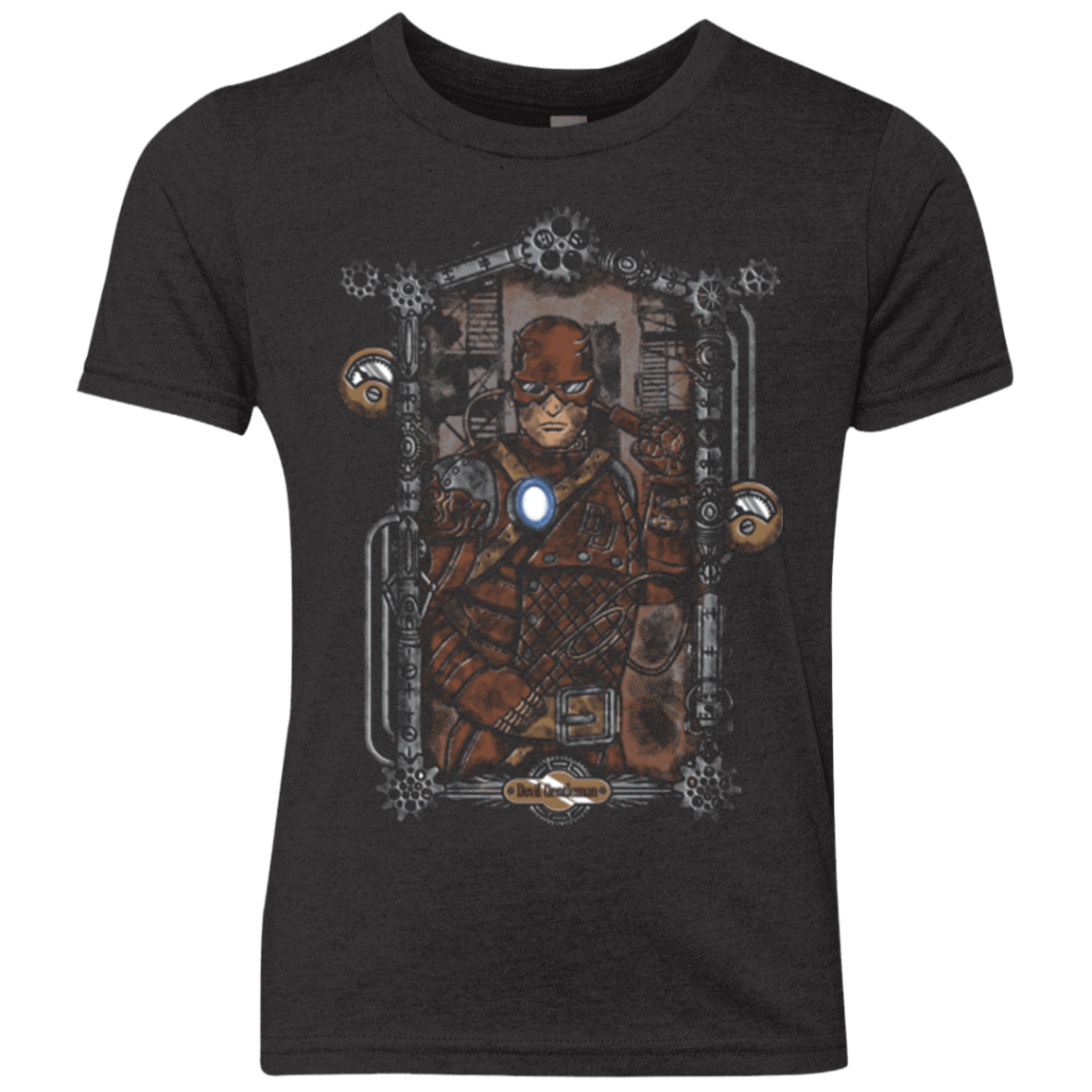 T-Shirts Vintage Black / YXS Devil Gentleman Youth Triblend T-Shirt