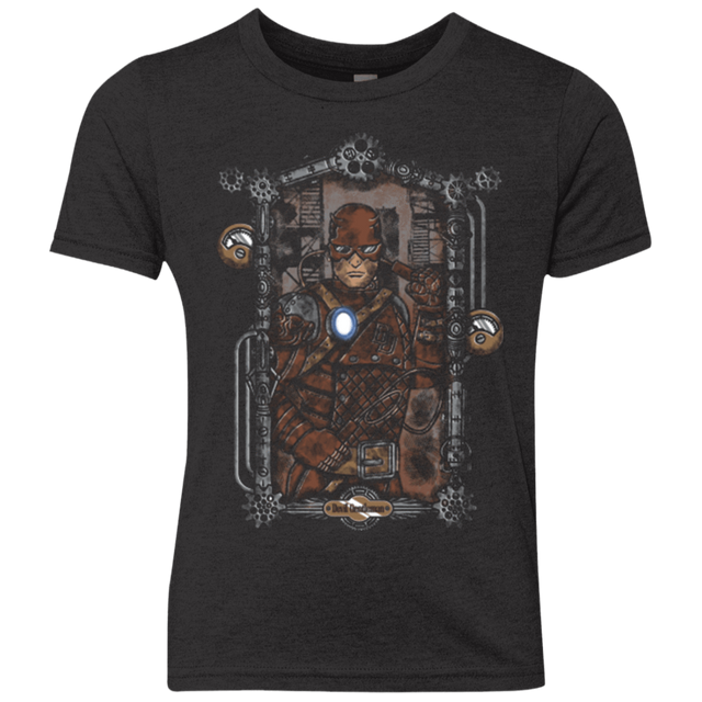 T-Shirts Vintage Black / YXS Devil Gentleman Youth Triblend T-Shirt
