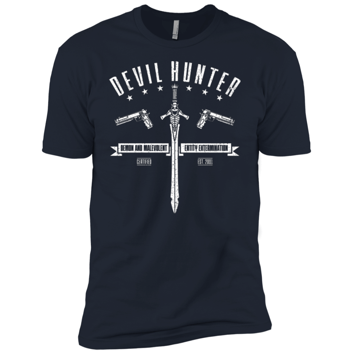 T-Shirts Midnight Navy / YXS Devil hunter Boys Premium T-Shirt