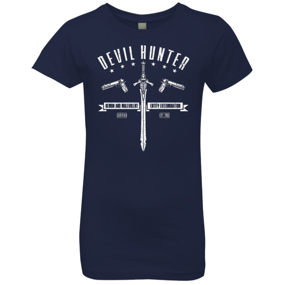 T-Shirts Midnight Navy / YXS Devil hunter Girls Premium T-Shirt