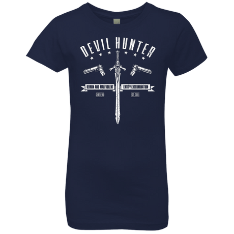 T-Shirts Midnight Navy / YXS Devil hunter Girls Premium T-Shirt