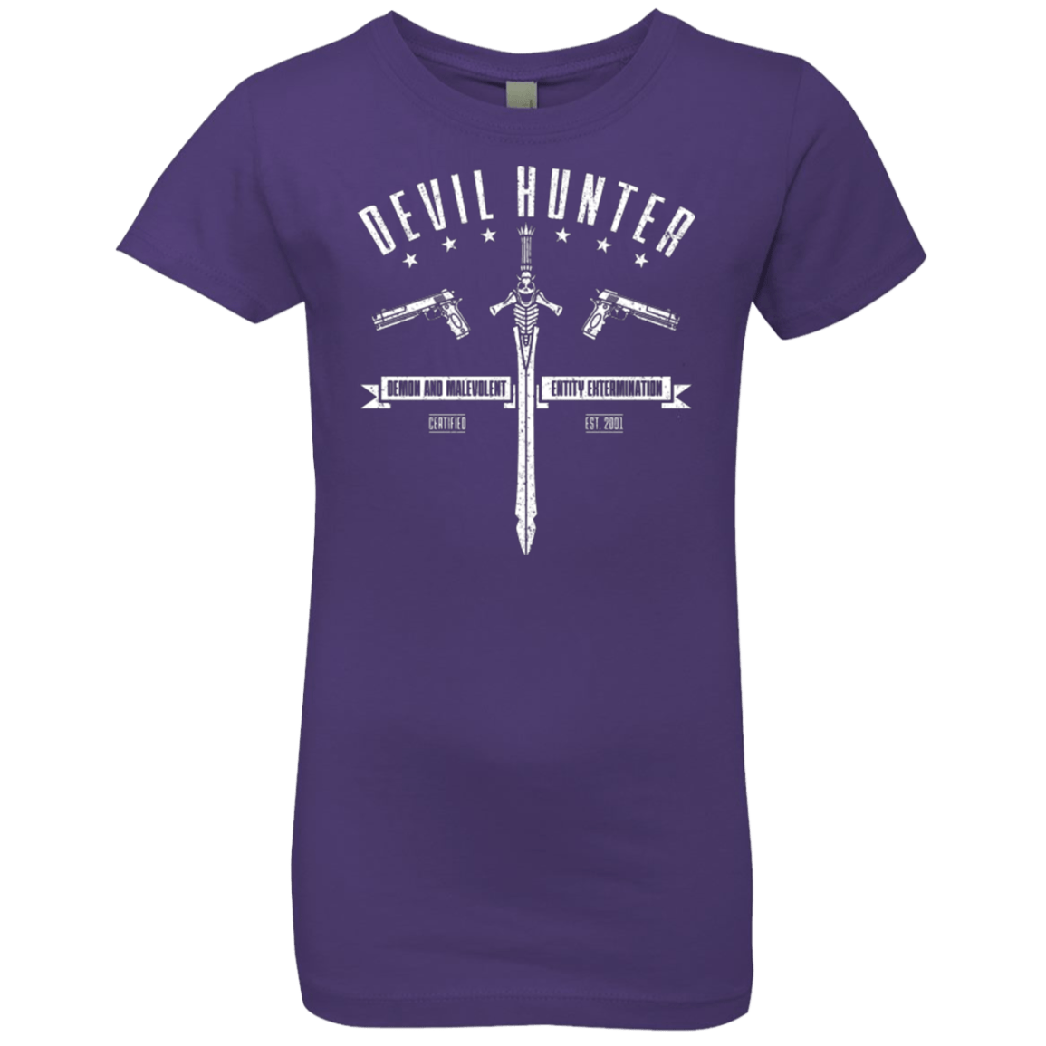 T-Shirts Purple Rush / YXS Devil hunter Girls Premium T-Shirt