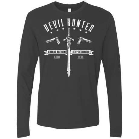 T-Shirts Heavy Metal / Small Devil hunter Men's Premium Long Sleeve