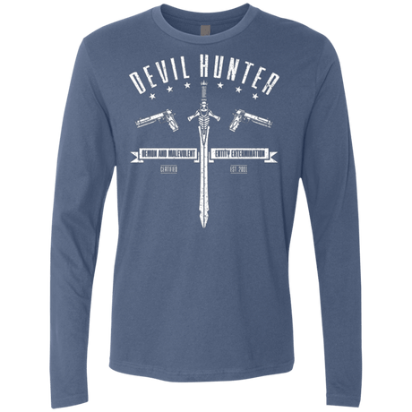 T-Shirts Indigo / Small Devil hunter Men's Premium Long Sleeve
