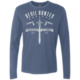 T-Shirts Indigo / Small Devil hunter Men's Premium Long Sleeve