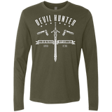 T-Shirts Military Green / Small Devil hunter Men's Premium Long Sleeve