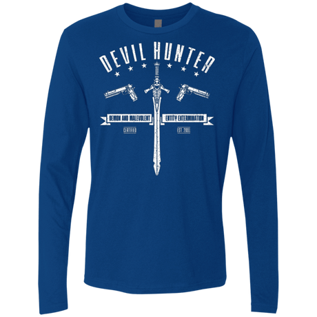 T-Shirts Royal / Small Devil hunter Men's Premium Long Sleeve